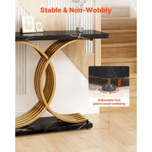 39 In Modern Gold Console Table for home