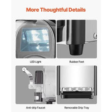 1 x 3 L 3L Single Tank Frozen Drink Machine 12 Cups Stainless Steel for Home Party Restaurants Cafe Bars