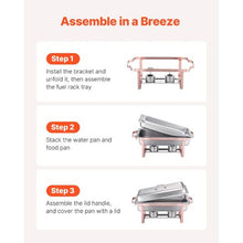 8-Qt Deep Table Pan For Catering Storage Food HZ433-2(Pack of 2)