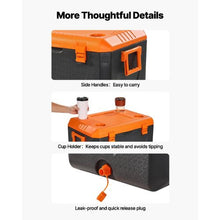 63 QT Hard Cooler with Ice Retention Lightweight Rigid Material Insulated Portable Cooler Suitable for Family Picnics and Long Trips ST6000