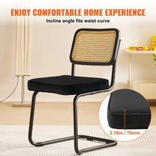 Modern Rattan Dining Chairs Set of 2 for Kitchen & Dining Room