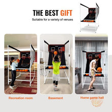 90 x 48 x 84  In Foldable 2-Player Basketball Arcade Game with Electronic Scoreboard for Kids Adults