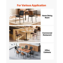 Modern Dining Room Accent Chairs for Dining Tables, Space-Saving Kitchen Table (Set of 4)