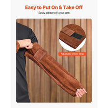 Cowhide Leather Safety Welding Sleeves – Heat & Flame Resistant Arm Guards for Welding Blacksmithing & Gardening