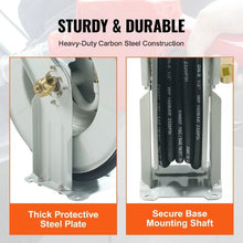 50 ft Heavy-Duty Carbon Steel with Hose for Auto Repair Industries