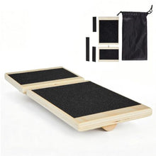 Wooden Balance Board for Adults Non-Slip Foot & Ankle Training with Storage Bag