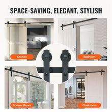 8FT Heavy-Duty Sliding Barn Door Hardware Kit