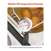 50,000 BTU Outdoor Propane Deep Fryer – Dual 16QT Commercial Stainless Steel Fish Cooker with 3  for Catering Events & Camping