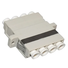 Multimode LC/UPC Quad Fiber Optic Adapter with Flanges FB10-1103-LC/PC