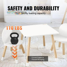 Kids Multi-Activity Table and 2 Chairs Set for Home