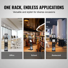 Foldable 4-Tier Brochure Display Rack Portable Stand ZG-TSZLJ