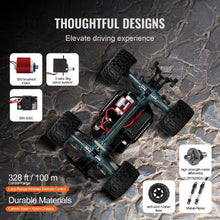 RC Monster Truck 1:14 Scale – 4WD All-Terrain Off-Road Car, 38 km/h High-Speed, 2 Batteries, Ages 8+