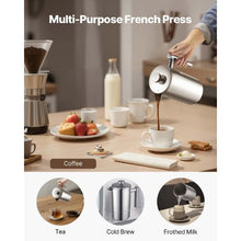 1 L French Press Coffee Maker 34 oz Stainless Steel French Press Coffee Maker 34 oz Stainless Steel