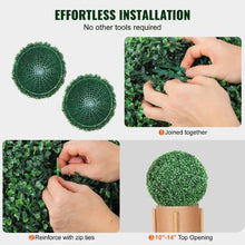 16 In Artificial Topiaries Boxwood Trees for Garden Wedding and Home