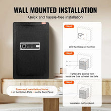 3.1-3.9 cu.ft Single Door Safe Box with Key Lock & Password for cash passports jewelry gold watches and documents