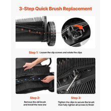 (3-Pack) Lawn Sweeper Brush Replacements Compatible with 30-Inch Sweepers V-Shaped Bristles