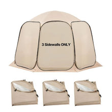 Sun Shade Covers for 12 x 11 ft Screen Tent 300D Oxford UV Protection Panels Pack of 3 (Tent Not Included) – (Beige)