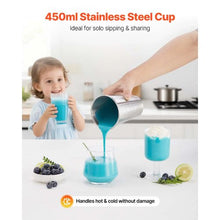 100W Milkshake Maker with Dual-Speed, Single Head Mixer & Stainless Steel Cup