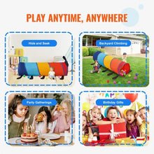 Colorful Caterpillar Play Tunnel for Kids, Pop-Up & Collapsible