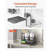 Kitchen Sink Caddy Organizer Sponge Holder for Kitchen Storage 2SH&SC001