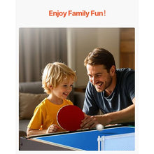 4-in-1 Combo Game Table – Air Hockey Pool Foosball Ping Pong for Family Game Room Office