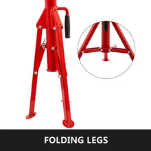 1134 kg V Head Pipe Stand Adjustable Height Pipe Jack Stands Folding for Pipe 1107A X