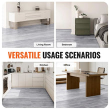 36 x 6 Inch Gray Wood Self Adhesive Vinyl Floor Tiles for Kitchen Dining Room WB-801