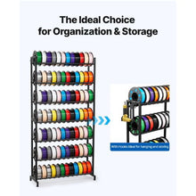7-Tier 3D Printer Filament Storage Rack Heavy Duty Filament Spool Holder Shelves (Shelf Only)
