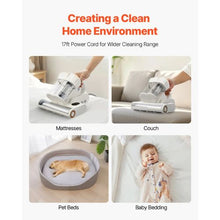 550W Bed Mattress Vacuum Cleaner for Bed Sofa Corded P870BW