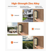 14 Key Mechanical Keyless Entry Door Lock  with Handle  for Home Office Fence Garage