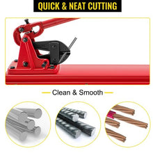 Bench Swager Tool 24" Wire Rope Crimper 1/16"–3/16" Bolt Cutter Alloy Steel
