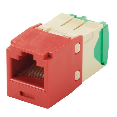 1 Port 28-30 AWG Mini-Com Cat6 Plus Jack Module TG Style UTP RJ45 CJT688TGRD