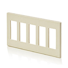 Screwless Wallplate 5-Gang Decora Plus 80321-ST