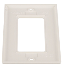 1 Port Surface Raceway Single Gang Screw-on Faceplate ABS CPGIW