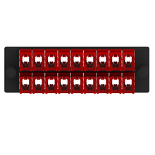 18 Port Opticom MPO Fiber Optic Adapter Panel FAP Horizontal FAPH1824RDMPO