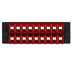 18 Port Opticom MPO Fiber Optic Adapter Panel FAP Horizontal FAPH1824RDMPO