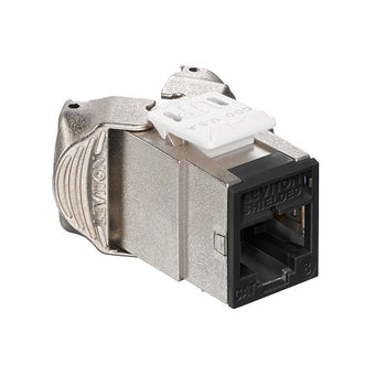 Cat 8 Shielded Atlas-X1 QuickPort Jack Black 81SJK-RE8