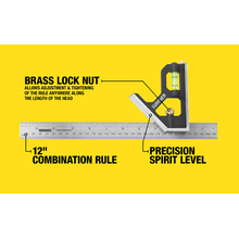 12" Combination Square CSQ12 (Pack of 8)