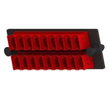 18 Port Opticom MPO Fiber Optic Adapter Panel FAP Horizontal FAPH1824RDMPO