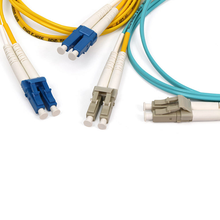 SM/MM OM1 Duplex LC to LC AE-Series Cable with 2.0mm OD Multimode 1 Meter Jumper D6LC-LC-1M