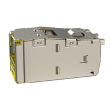 1 Port 22-26 AWG Mini-Com Cat6A 10Gig Shuttered Jack Module Shielded TG Style RJ45 CJSH6X88TGYLY