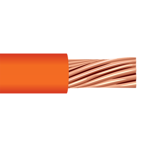 250' 6 AWG Welding Cable Class M UL/CSA Orange Cable