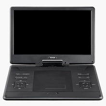 Portable DVD Player 14 inch HD Swivel Display Screen Car Charger AC Power Adapter Remote Control