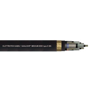 2 AWG 3C TC Shielded Nylon Tape Armour EPR GAALSHIP Medium IEEE Type E BS 15KV Offshore Cable