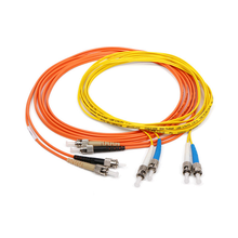 SM/MM OM1 Duplex LC to ST AE-Series Cable with 2.0mm OD Multimode 1 Meter Jumper D6LC-ST-1M