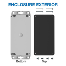 Plastic Box Enclosure For Wall/surface Mount With Flang Watertight RBF63P06B28G