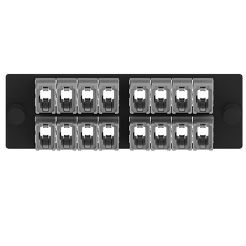 16 Port Opticom MPO Fiber Optic Adapter Panel FAP Horizontal FAPH1612CGMPO