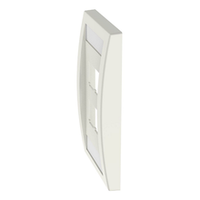 4 Port Mini-Com Executive Series Single Gang Faceplate Mount ABS CFPE4IWY