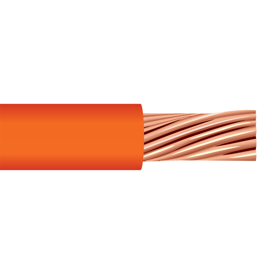 250' 4/0 AWG Super VU-Tron Welding 600V Orange Cable