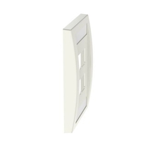 4 Port Mini-Com Executive Series Single Gang Faceplate Mount ABS CFPE4IWY